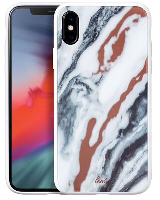 LAUT Mineral Glass iPhone Xs Max hoesje Wit