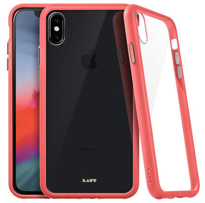 LAUT Accents Glass iPhone Xs Max hoesje Roze