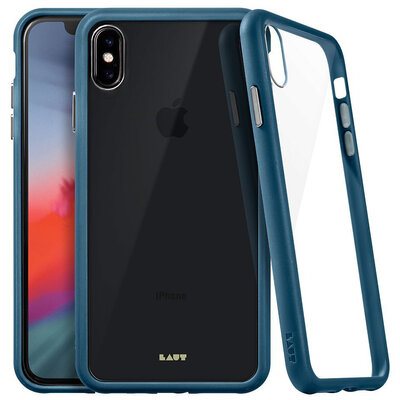 LAUT Accents Glass iPhone Xs Max hoesje Blauw