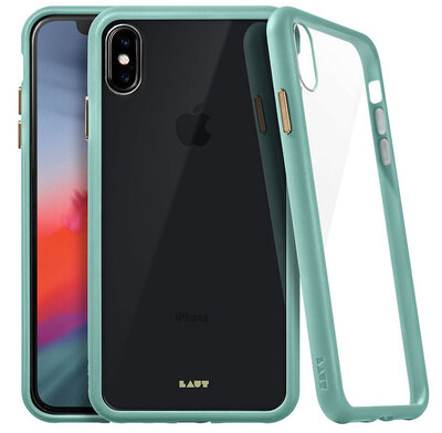 LAUT Accents Glass iPhone Xs Max hoesje Groen