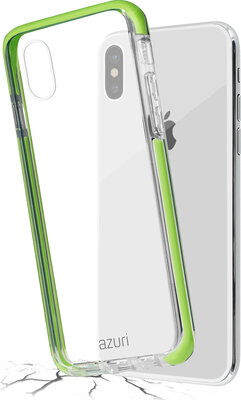 Azuri Bumper iPhone XS Max hoesje Groen