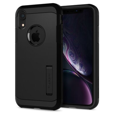 Spigen Tough Armor iPhone Xr hoesje Zwart