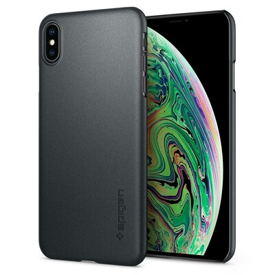 Spigen Thin Fit iPhone XS Max hoesje Grijs