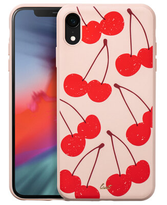 LAUT Tutti Frutti iPhone XR hoesje Kers