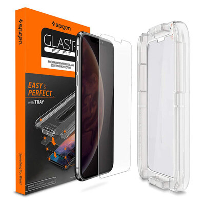 Spigen GlastR EZ Fit iPhone XR Glass screenprotector