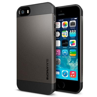 Spigen SGP Slim Armor S case iPhone 5/5S Gunmetal