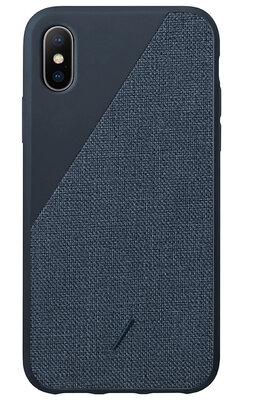 Native Union Clic Canvas iPhone XS Max hoesje Navy