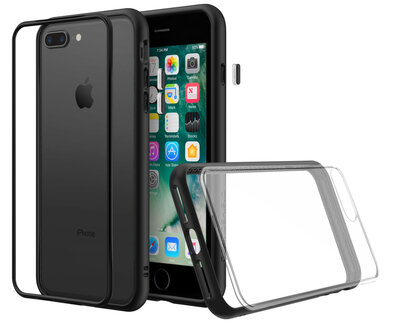 RhinoShield Mod NX iPhone 8/7 Plus hoes Zwart