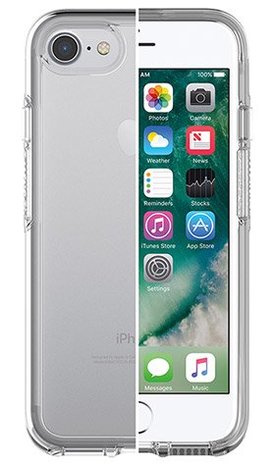 strottenhoofd Naleving van stimuleren Otterbox Symmetry iPhone SE 2022 / 2020 / 8 hoesje Doorzichtig - Appelhoes