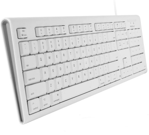 String string Industrialiseren plaag MacAlly QKEY bedraad Qwerty USB toetsenbord Wit - Appelhoes