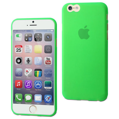 Tweet Communicatie netwerk Waardeloos Muvit ThinGel case Mint voor je iPhone 6 Plus - Appelhoes