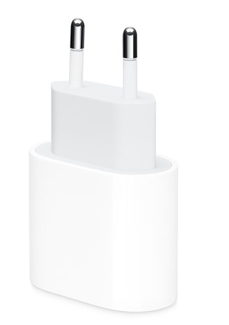 20 watt USB-C oplader wit - Appelhoes