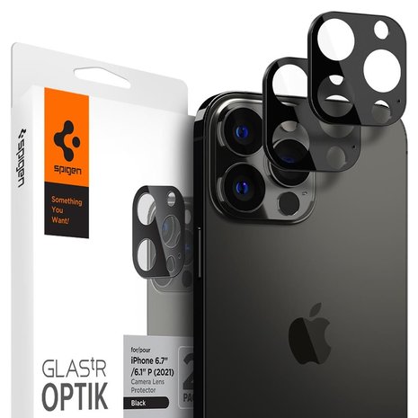 Tub Heel zeker Spigen Optik Camera iPhone 13 Pro / iPhone 13 Pro Max beschermer - Appelhoes