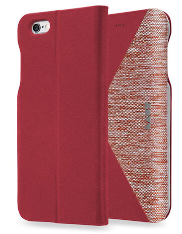 Verstenen wij uitslag LAUT K-Folio Bookcase Red voor je iPhone 6/6S Plus - Appelhoes