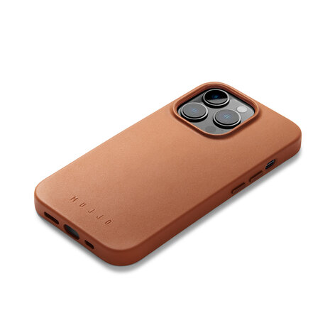 elf Omleiden Burgerschap Mujjo Leather MagSafe iPhone 14 Pro hoesje tan - Appelhoes