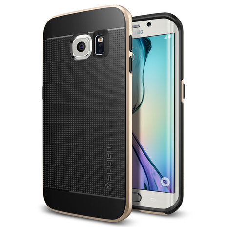 Verloren Overwegen Vergelijkbaar Spigen Neo Hybrid case Galaxy S6 Edge Gold - Appelhoes