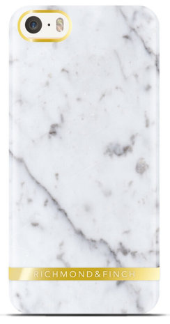 Mangel Hobart Buiten Richmond Finch Marble case iPhone 5S/SE White - Appelhoes