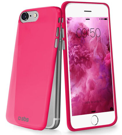 Prestigieus spade buitenspiegel SBS Mobile Extra Slim iPhone 7 hoesje Pink kopen? - Appelhoes