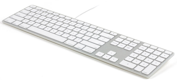 sociaal Mantel hebzuchtig Matias Aluminium Wired Keyboard toetsenbord Azerty - Appelhoes
