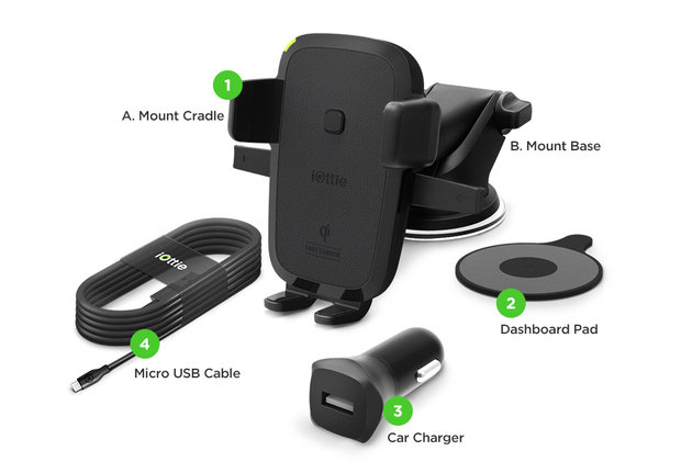 Iottie wireless car deals charger