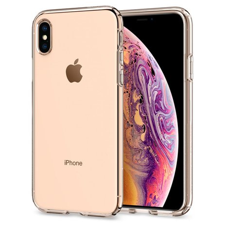 Magnetisch tekort Harmonisch Spigen Liquid Crystal iPhone X / XS hoesje Doorzichtig - Appelhoes