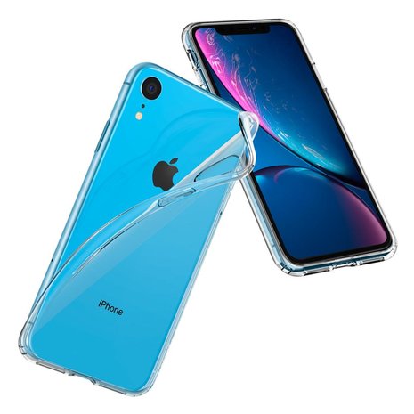 Steken Pedagogie bedrag Spigen Liquid Crystal iPhone Xr hoesje Doorzichtig - Appelhoes