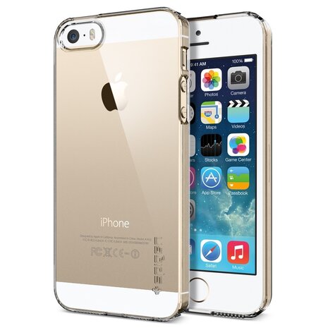 veeg Dhr barbecue Spigen SGP Case Ultra Thin Air case iPhone 5/5S Crystal Clear - Appelhoes