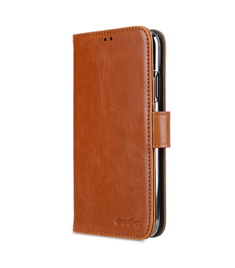 Melkco Wallet iPhone XR hoesje Bruin