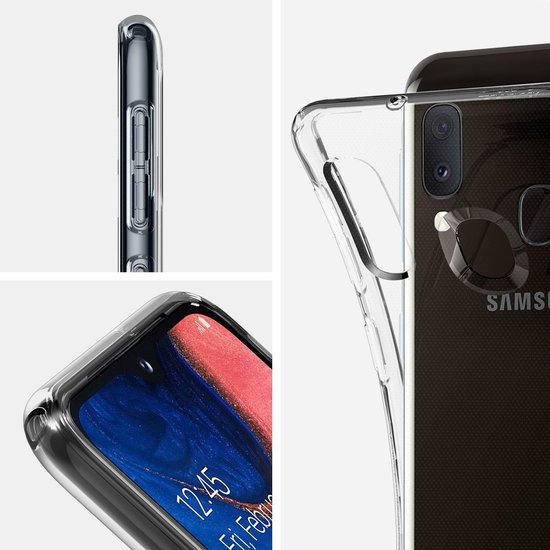 Spigen Liquid Crystal Galaxy A20E hoesje Doorzichtig