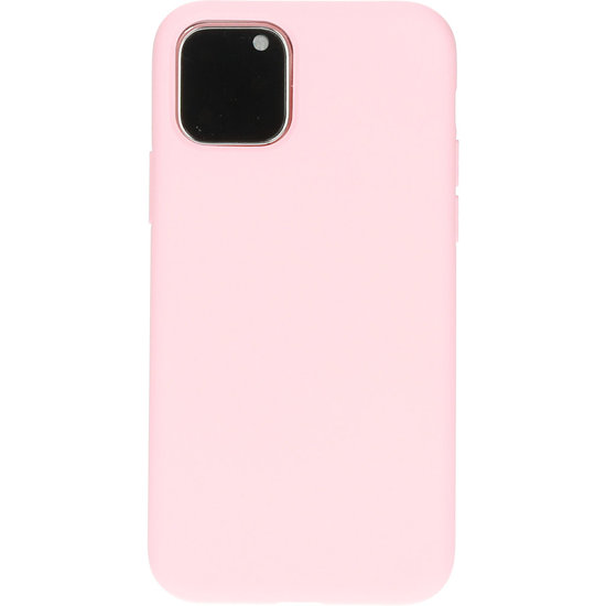 Mobiparts Silicone iPhone 11 Pro hoesje Roze