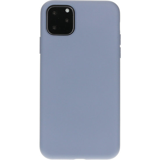 Mobiparts Silicone iPhone 11 Pro Max hoes Grijs