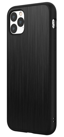 RhinoShield SolidSuit iPhone 11 Pro Max hoes Brushed Steel