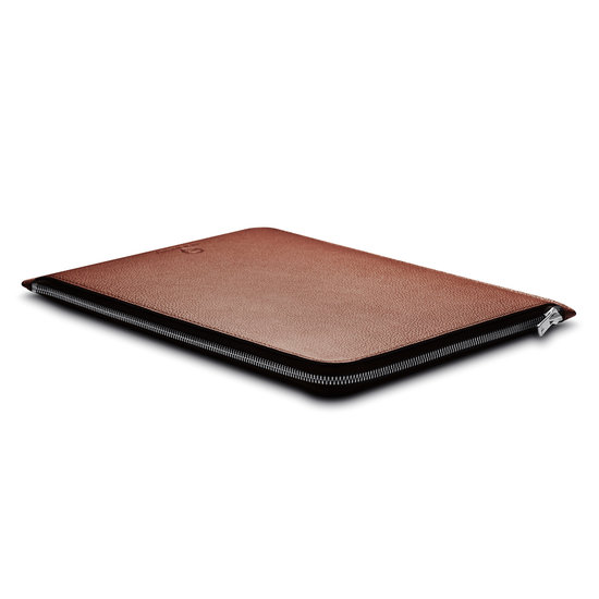 Woolnut Leather Folio MacBook 13 inch hoesje Bruin