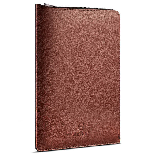 Woolnut Leather Folio MacBook Pro 15 inch hoesje Bruin