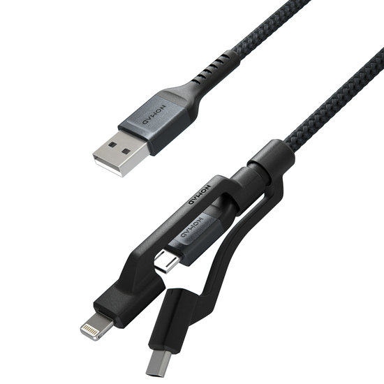 Nomad USB-A Kevlar Universele 1,5 meter kabel Zwart