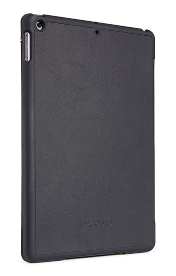 Decoded Leather Slim Cover iPad 2019 10,2 inch hoesje Zwart