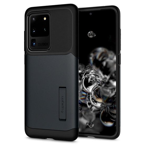 Spigen Slim Armor Galaxy S20 Ultra hoesje Slate