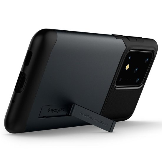 Spigen Slim Armor Galaxy S20 Ultra hoesje Slate