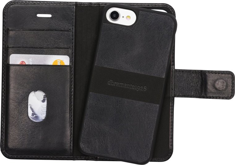 dbramante1928 Lynge 2 in 1 iPhone SE 2022 / 2020 / 8 hoesje Zwart