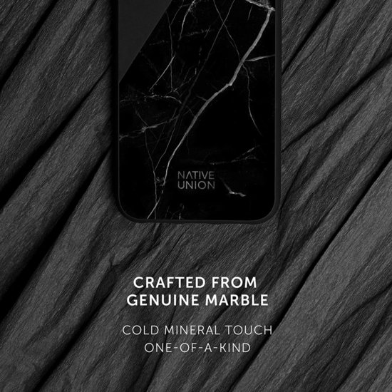Native Union Clic Marble iPhone SE 2020 hoesje Zwart