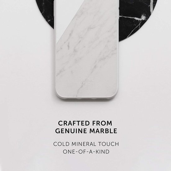 Native Union Clic Marble iPhone SE 2020 hoesje Wit