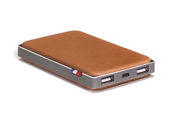 Decoded Leather Powerbank 6000 mAh Brown