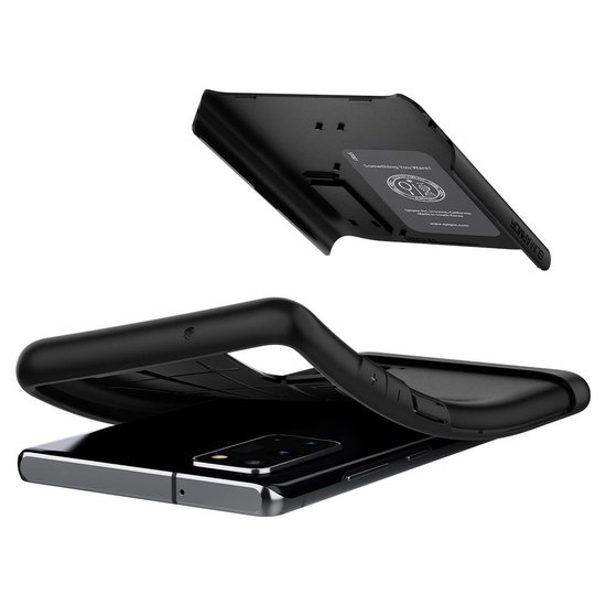 Spigen Slim Armor Galaxy Note 20 hoesje Zwart