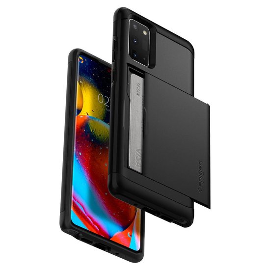 Spigen Slim Armor CS Galaxy Note 20 hoesje Zwart