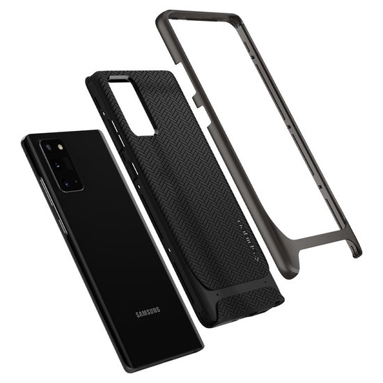 Spigen Neo Hybrid Note 20 hoesje Gun Metal