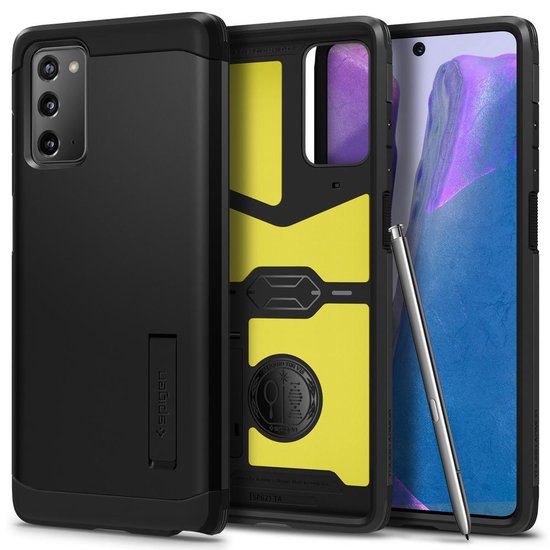Spigen Tough Armor Galaxy Note 20 hoesje Zwart
