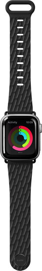 LAUT Active Apple Watch 44 mm bandje Zwart