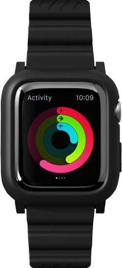 LAUT AW IMPKT Apple Watch 44 mm bandje Zwart