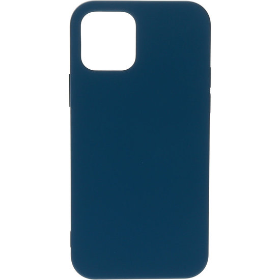 Mobiparts Silicone iPhone 12 Pro / iPhone 12&nbsp;hoesje Blauw