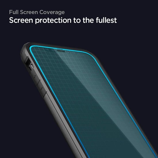 Spigen Full Cover iPhone 12 Pro / IPhone 12 glazen screenprotector